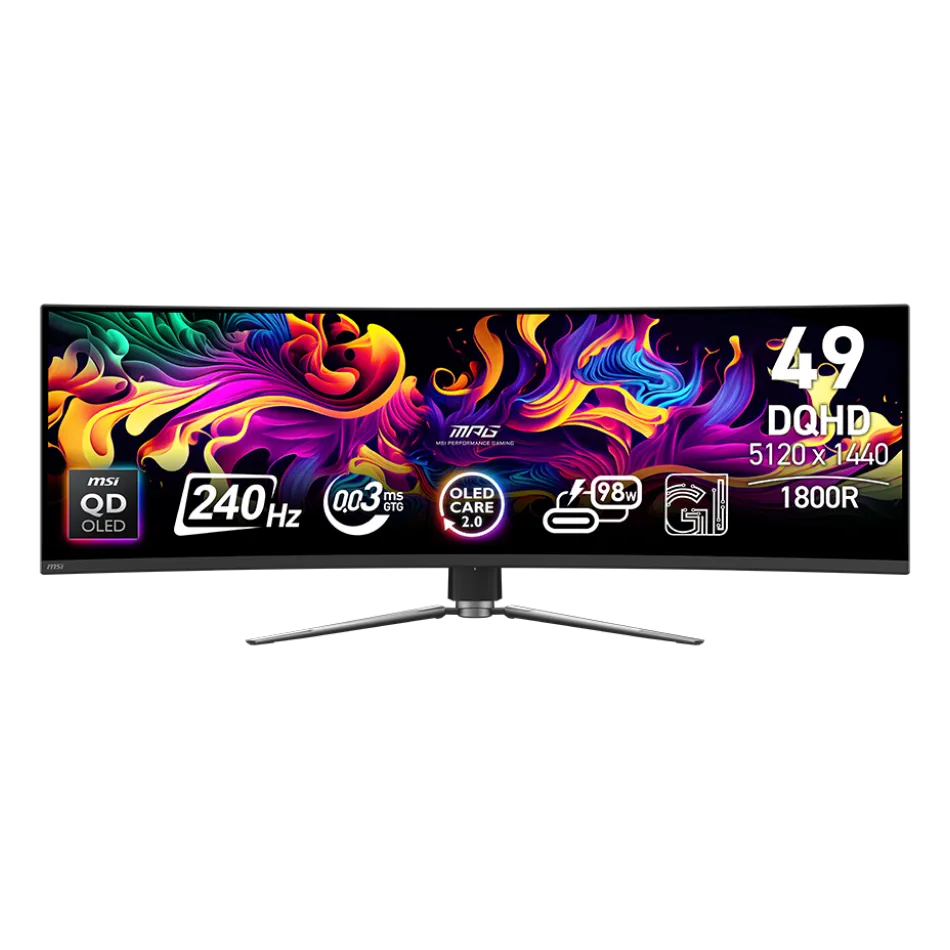 DWQHD монитор MSI MPG 491CQPX QD-OLED