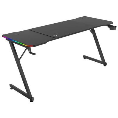 Компьютерный стол Zone 51 TRINE 160 RGB Black (Z51-T6R-BK)