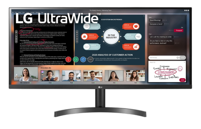 UWFHD монитор LG 34WL500-B - фото 1