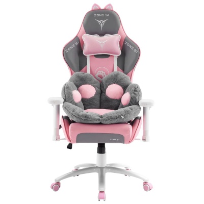Компьютерное кресло ZONE 51 KITTY MEOW Edition Grey (Z51-KIM-GY)