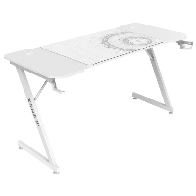 Компьютерный стол Zone 51 TRINE 140 White (Z51-T4N-WH)