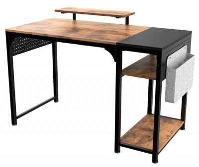 Стол письменный (для компьютера) EUREKA ZX-SS140B-RBB с шириной 140 см, Brown