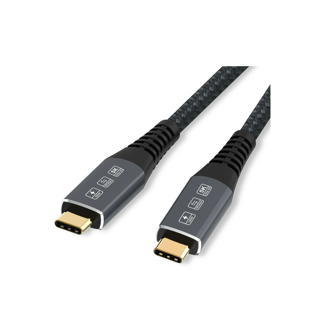 Кабель USB Type C (Thunderbolt 4) 5K 60Hz PD100W - 1.8 метра