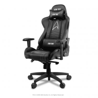 Компьютерное кресло для геймеров Arozzi StarTrek Edition Black