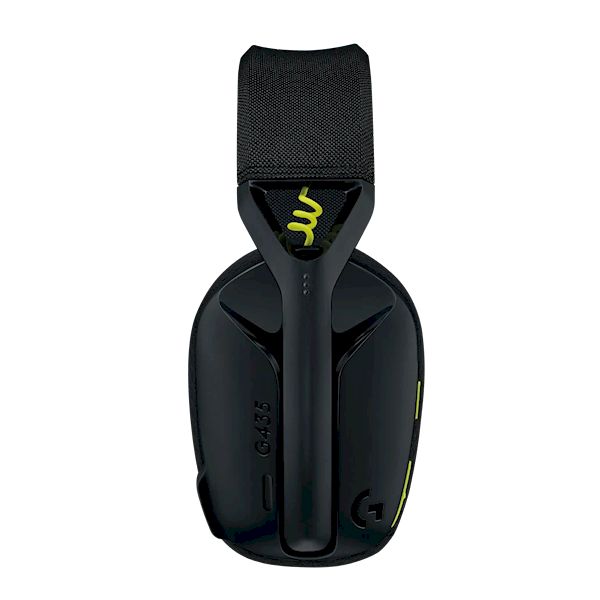 Гарнитура Logitech G435 беспроводная, черный/желтый (981-001053) - фото 2