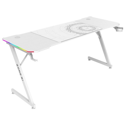 Компьютерный стол Zone 51 TRINE 160 RGB White (Z51-T6R-WH)
