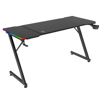 Компьютерный стол Zone 51 TRINE 140 RGB Black (Z51-T4R-BK)