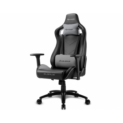 Игровое кресло Sharkoon Elbrus 2 Black Grey (ELBRUS-2-BK/GY)