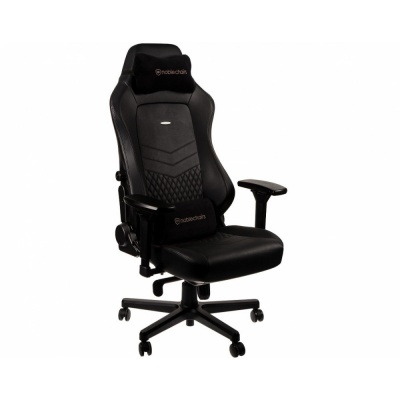 Игровое кресло Noblechairs HERO Real Leather Black (NBL-HRO-RL-BLA)