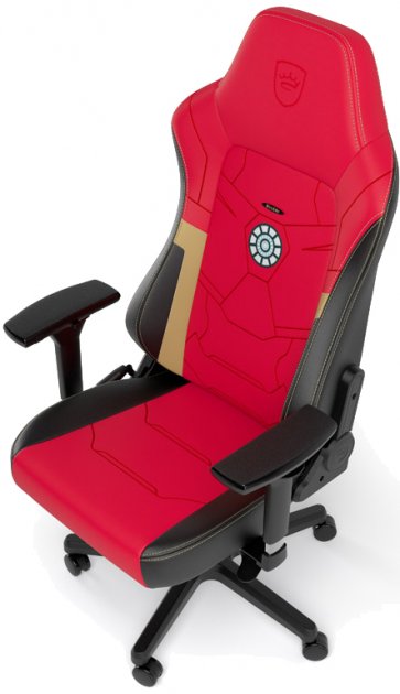 Игровое кресло Noblechairs HERO Iron Man Edition (NBL-HRO-PU-IME) - фото 2