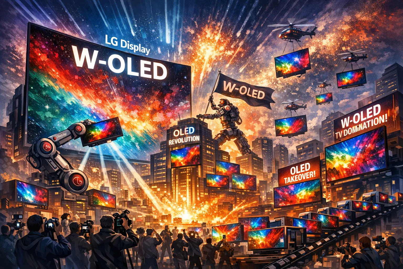 История OLED от LG Display