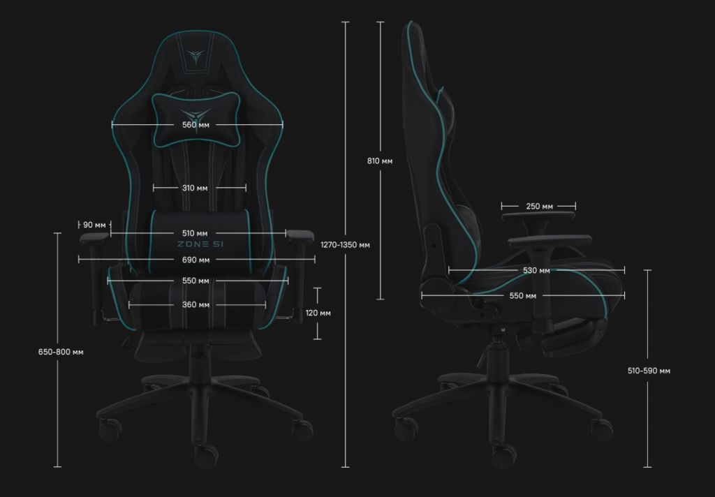Игровое кресло ZONE 51 GRAVITY PLUS Black