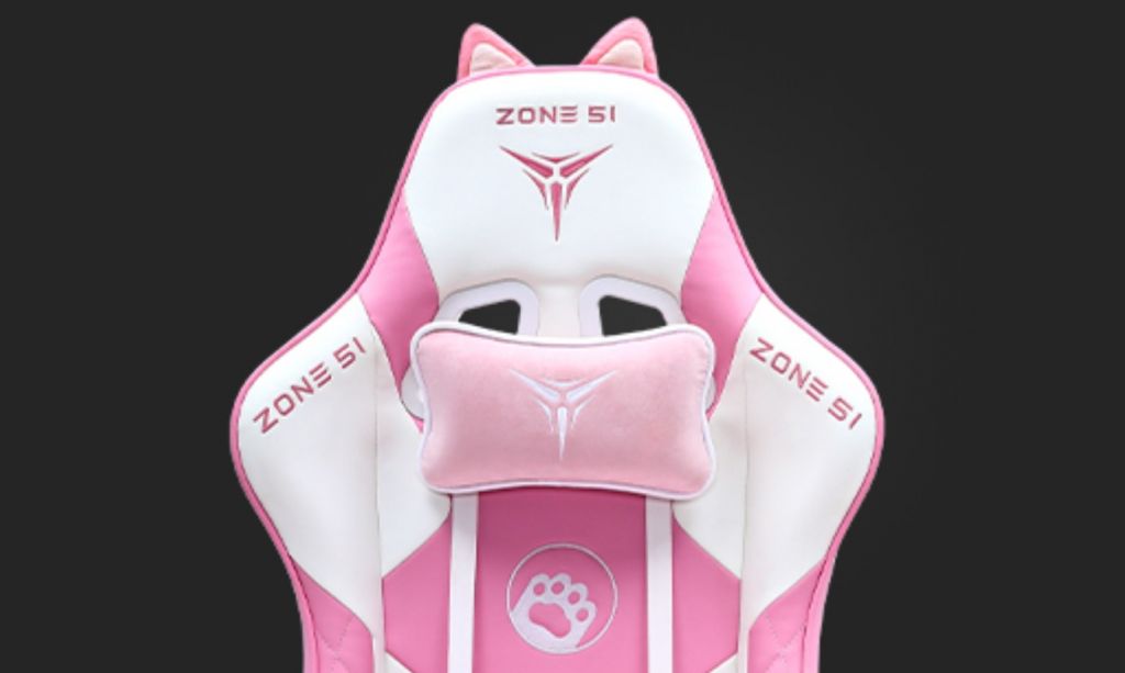 Игровое кресло ZONE 51 KITTY MEOW Edition Pink