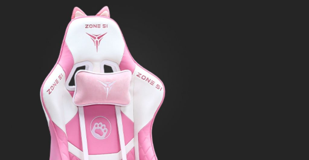 Игровое кресло ZONE 51 KITTY MEOW Edition Pink