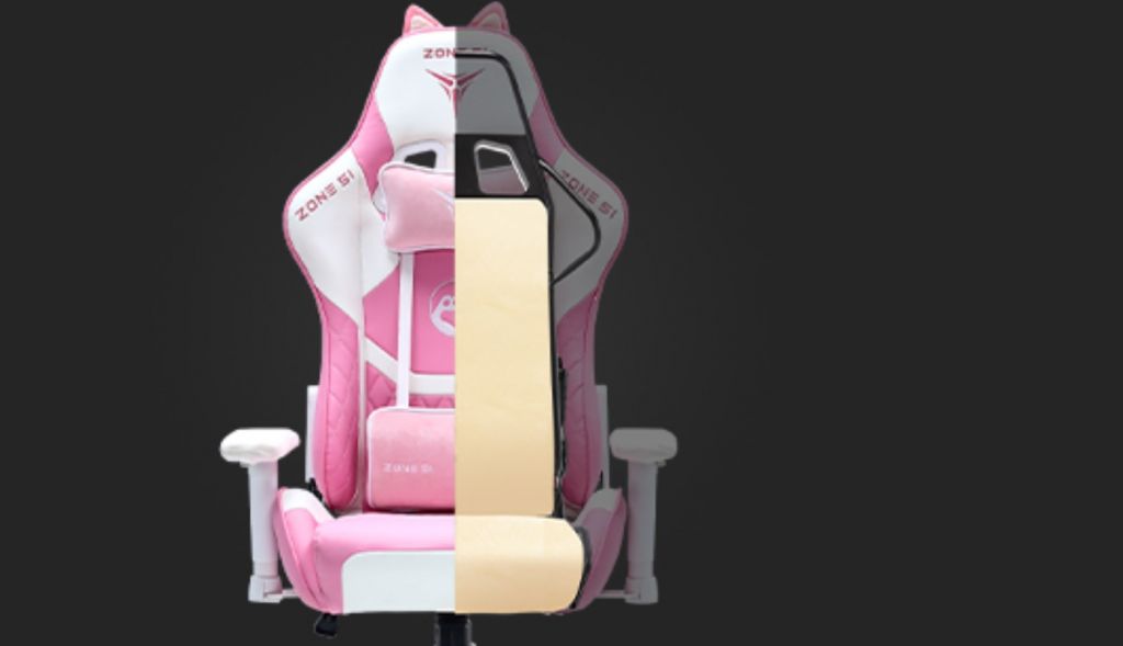 Игровое кресло ZONE 51 KITTY MEOW Edition Pink