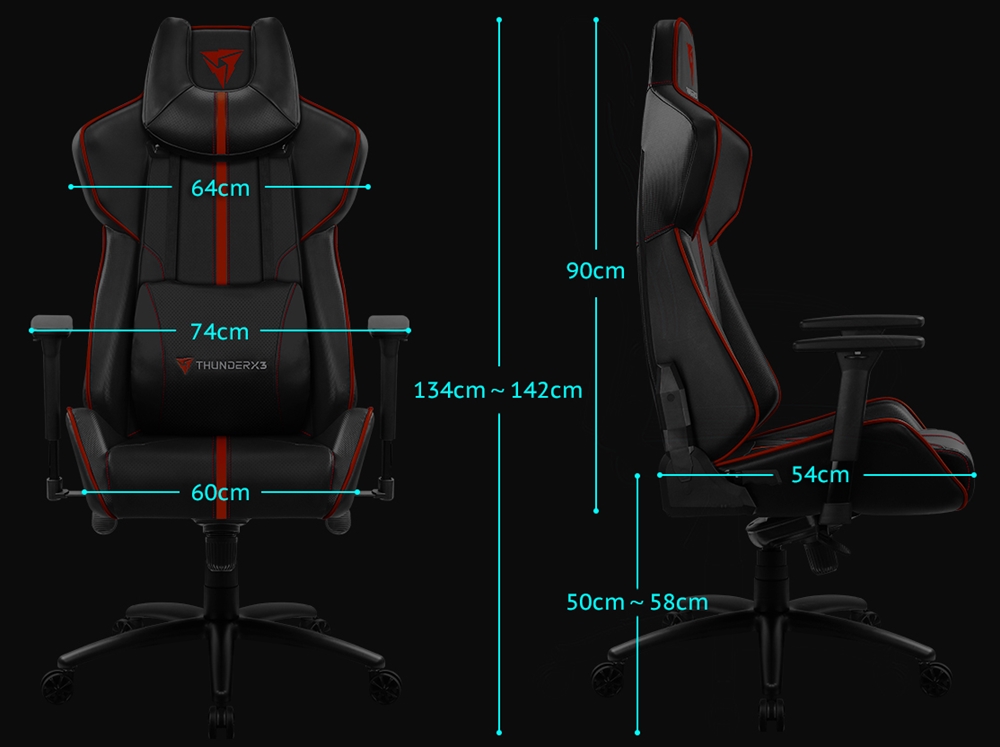 ThunderX3 BC7 Air Black Cyan