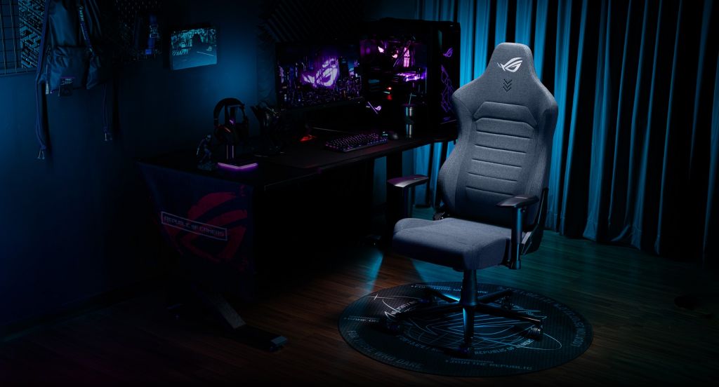 Компьютерное игровое кресло ASUS SL201C ROG AETHON/FABRIC/WW