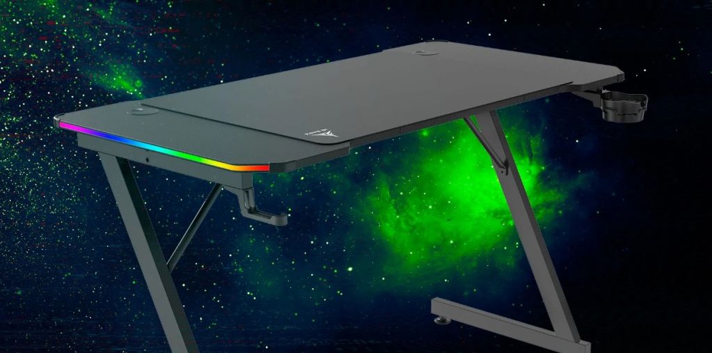 Компьютерный стол Zone 51 TRINE 160 RGB Black