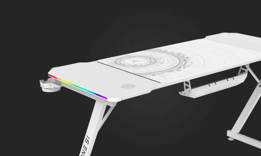 Компьютерный стол Zone 51 TRINE 140 RGB White