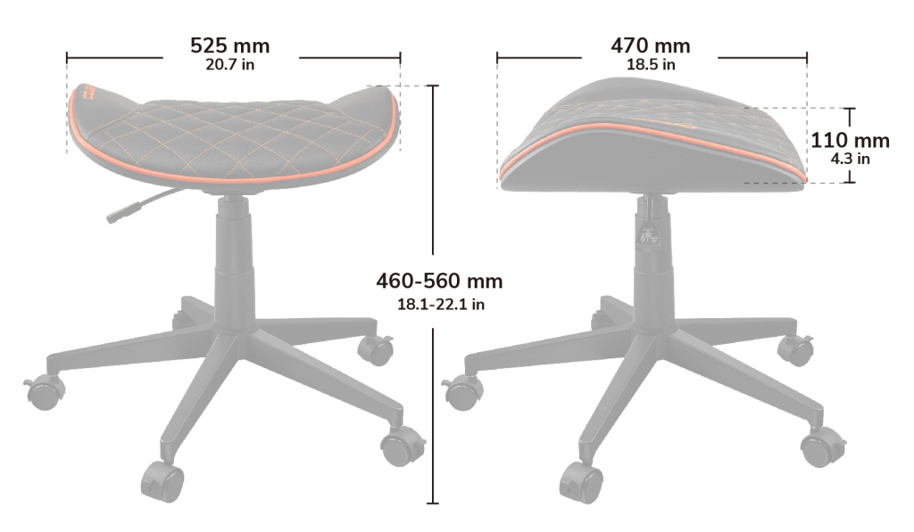 Компьютерный стул Cougar CROSSER Orange