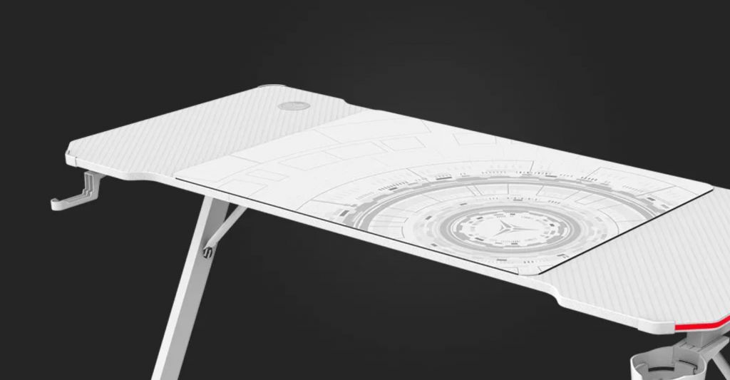 Компьютерный стол Zone 51 TRINE 140 RGB White