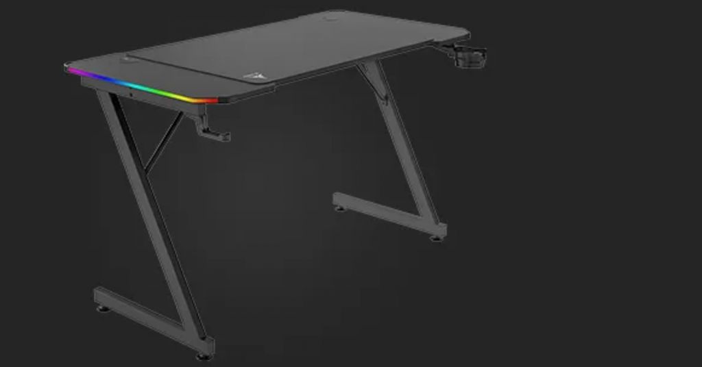 Компьютерный стол Zone 51 TRINE 160 RGB Black