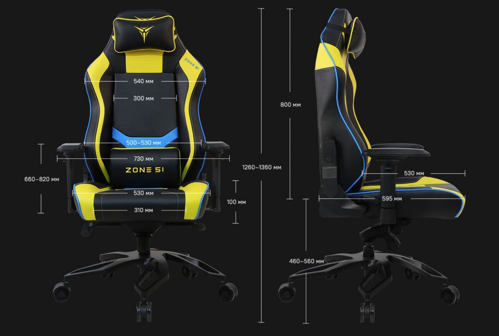 Игровое кресло ZONE 51 Cyberpunk Black-green