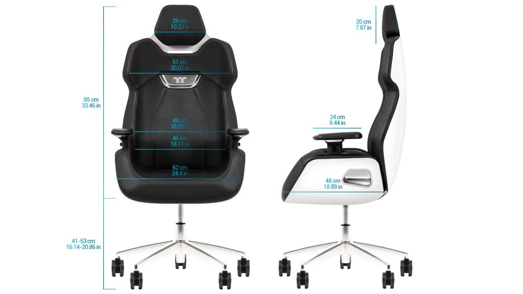 Компьютерное кресло Thermaltake Argent E700 Gaming Chair Storm Black