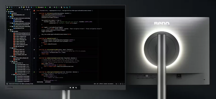 BenQ представила быстрый 4К-монитор RD280UG для программистов и аналитиков