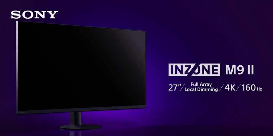 Sony анонсировала игровой монитор INZONE M9 II