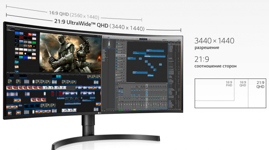 Монитор LG 34WN80C-B