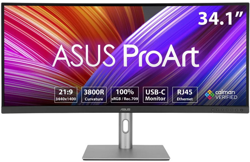 ASUS представила профессиональные модели мониторов ProArt Display PA169CDV и PA34VCNV