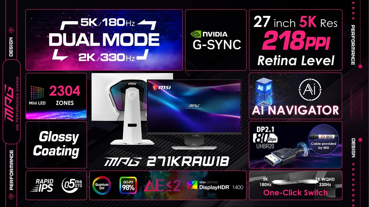 MSI MPG 271KRAW18