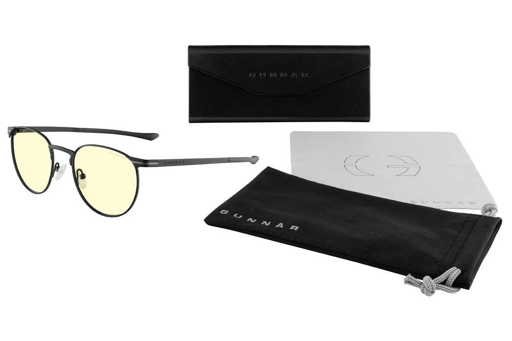 Очки для компьютера GUNNAR Mateo Titanium Amber