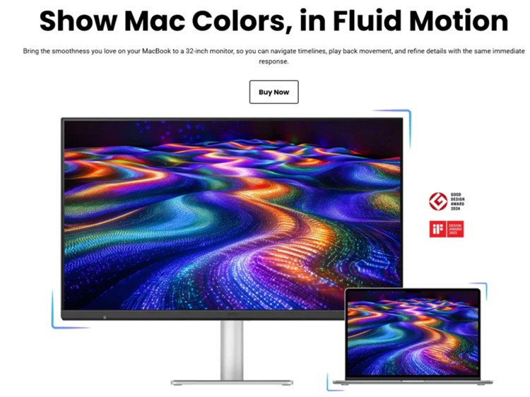 BenQ выпустила 32-дюймовый 4K-монитор для Mac с Nano Gloss и 120 Гц