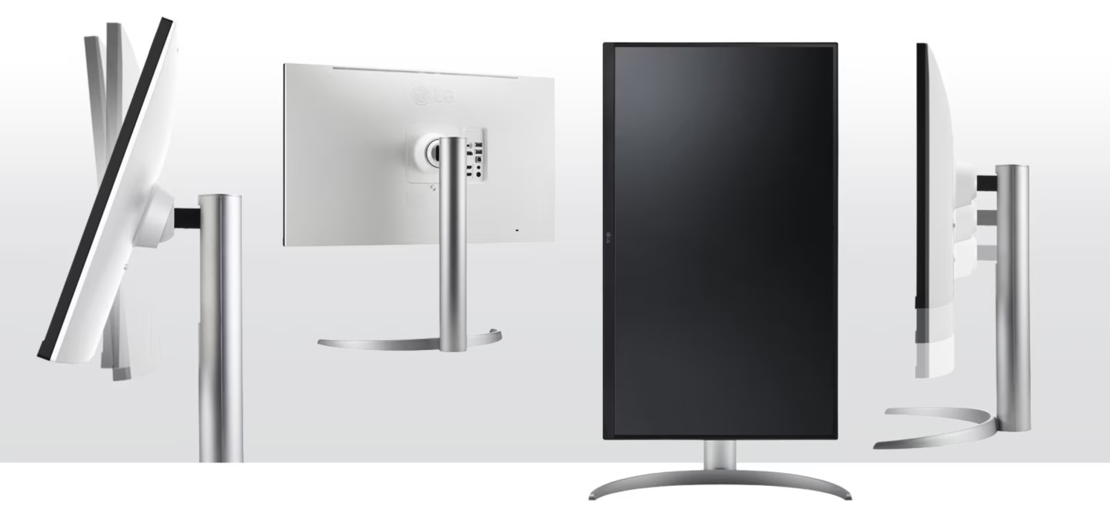 Возможности подставки LG 27BQ85U-W