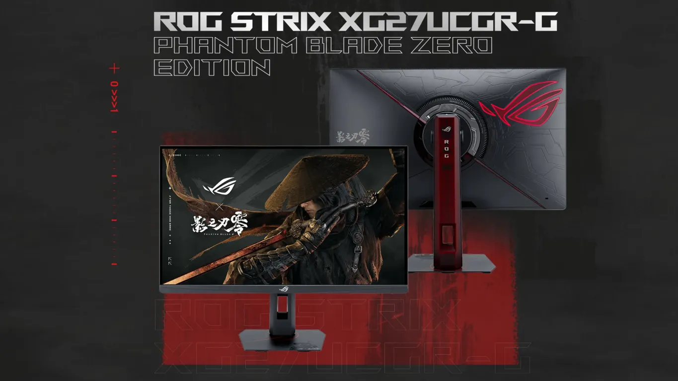 ASUS анонсировала монитор ROG Strix XG27UCGR-G Phantom Blade Zero Edition