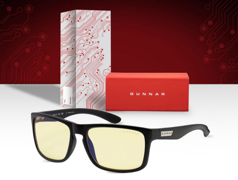 Очки для компьютера GUNNAR Intercept Amber, подарочная упаковка
