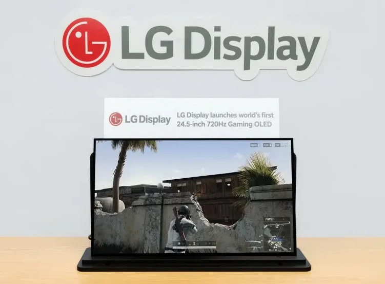 LG Display официально объявила о запуске своей 24,5-дюймовой FHD WOLED-панели с частотой 720 Гц