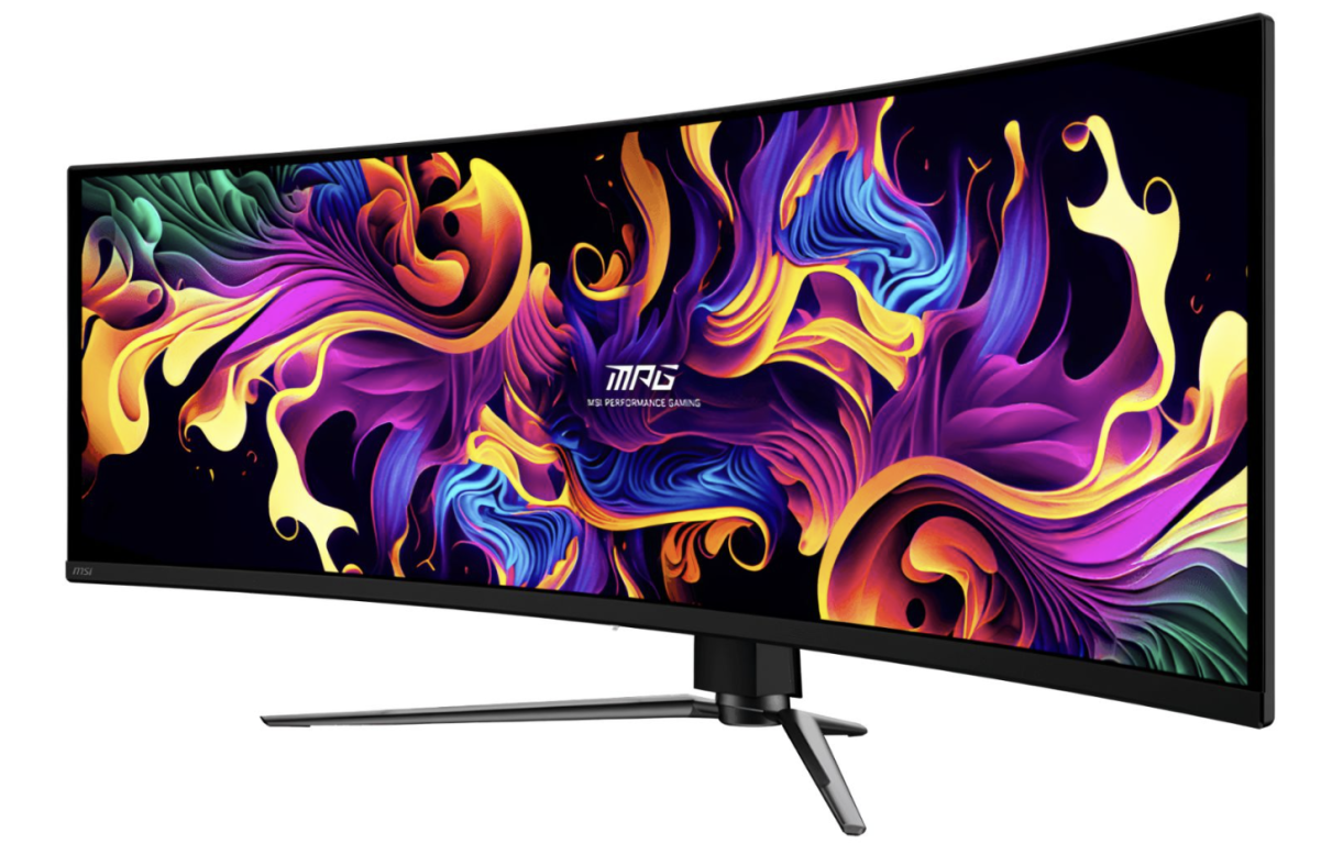 MSI анонсировала 49-дюймовый QD-OLED-монитор MPG 491CQPX
