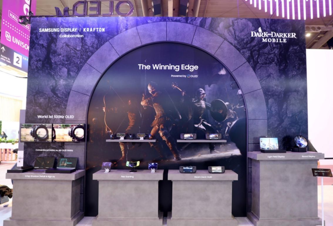 Samsung показала QD-OLED-монитор с частотой 500 Гц