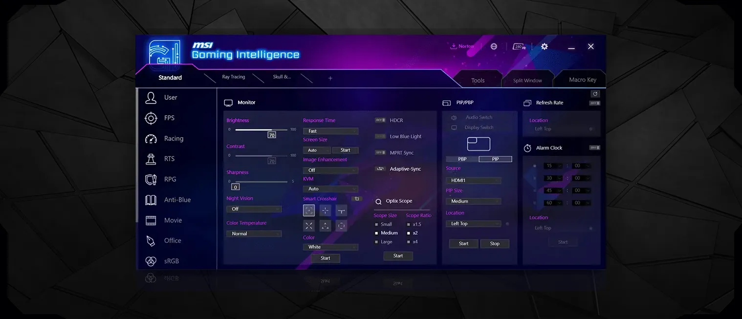 Монитор MSI MPG 275CQRXF