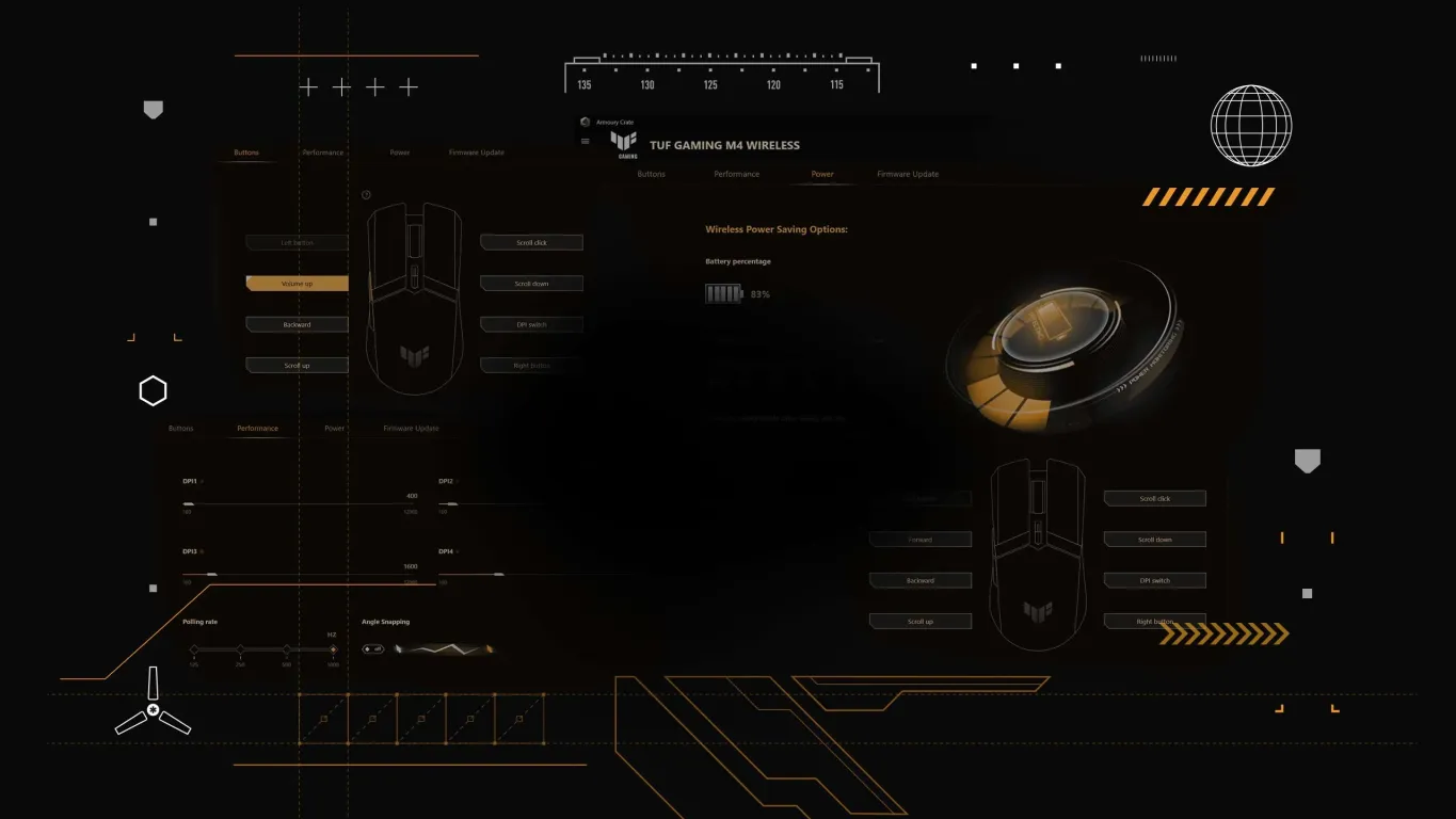 Игровая мышь ASUS TUF Gaming M4 Air