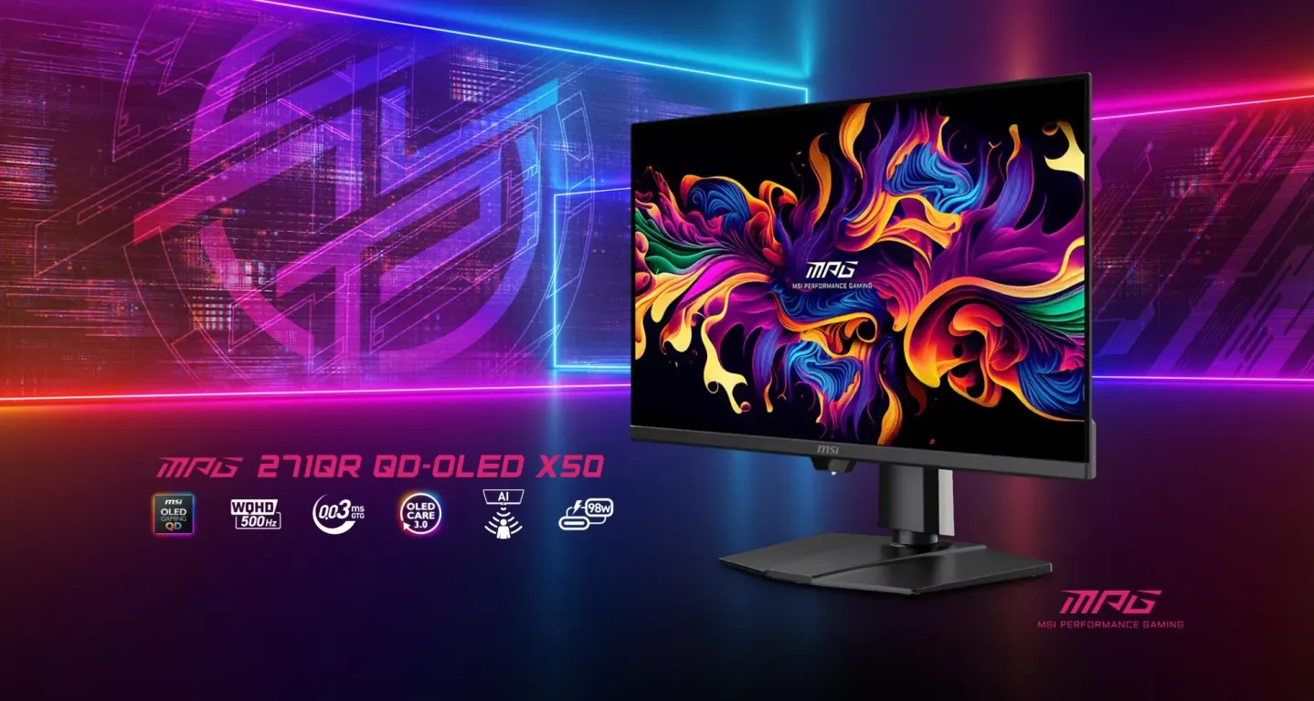 Монитор MSI MPG 271QR QD-OLED X50