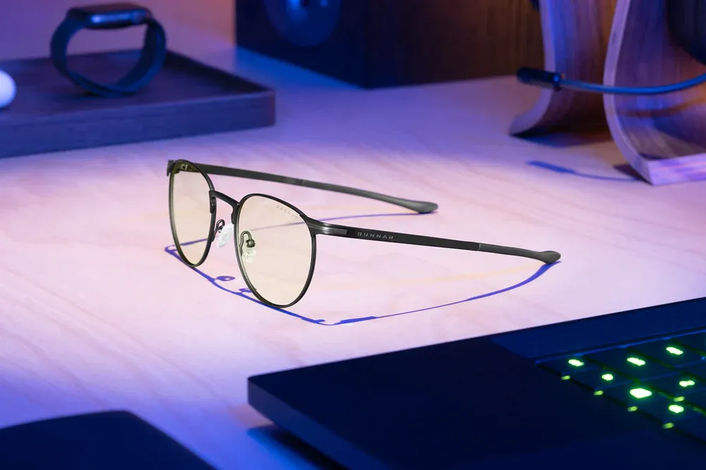 Очки для компьютера GUNNAR Mateo Titanium Amber