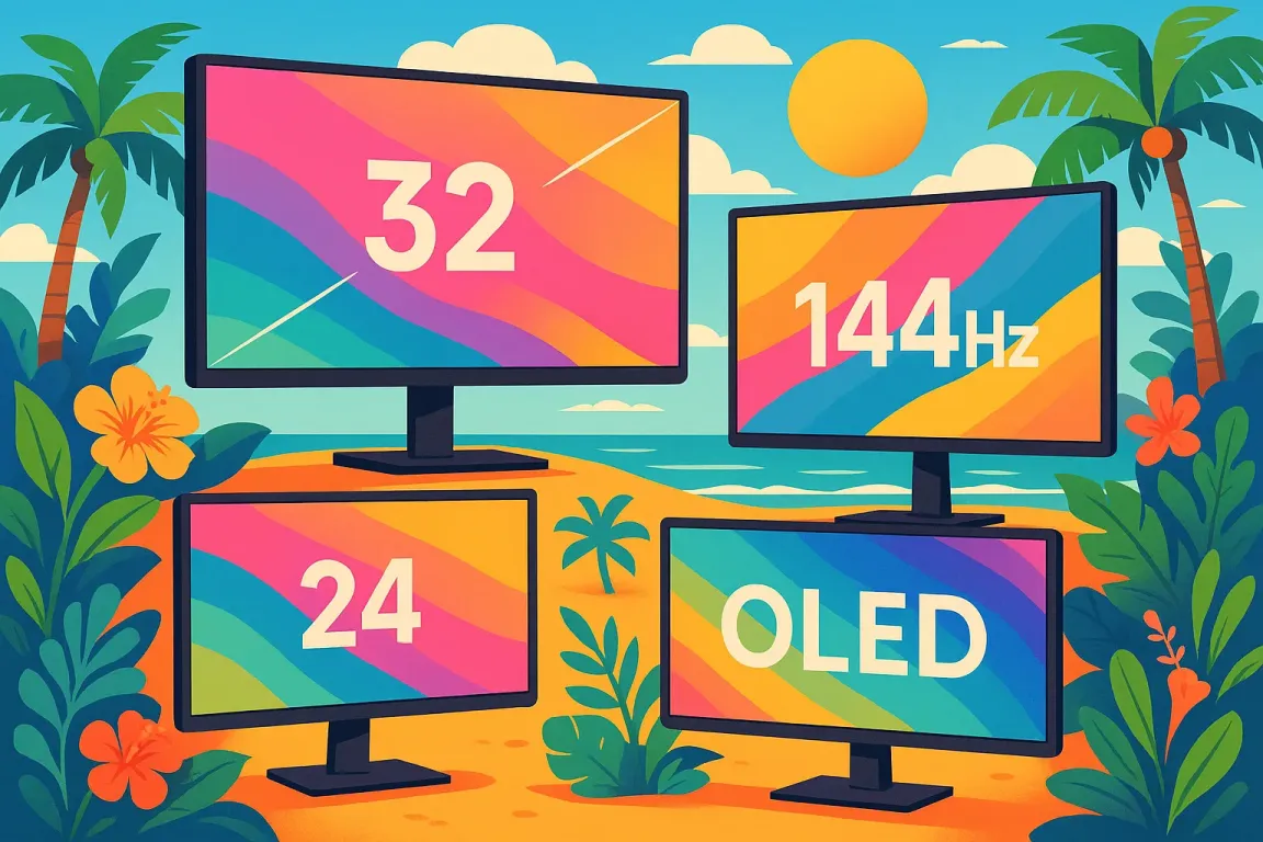 ТОП-10 новых мониторов 2025