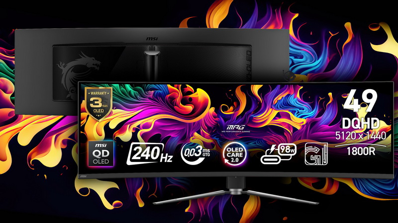 MSI анонсировала MPG 491CQPX