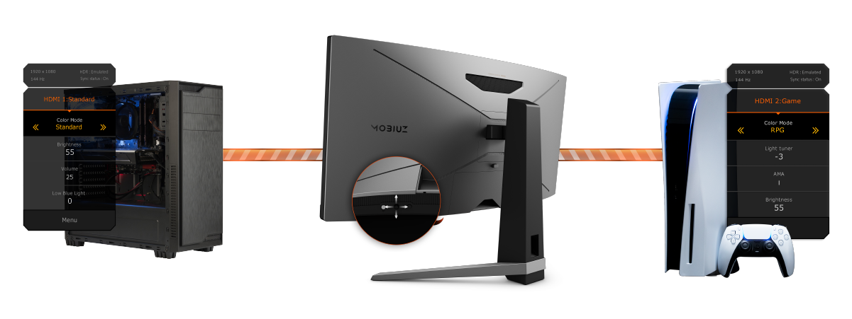 Mobiuz EX3415R: разъемы и звук