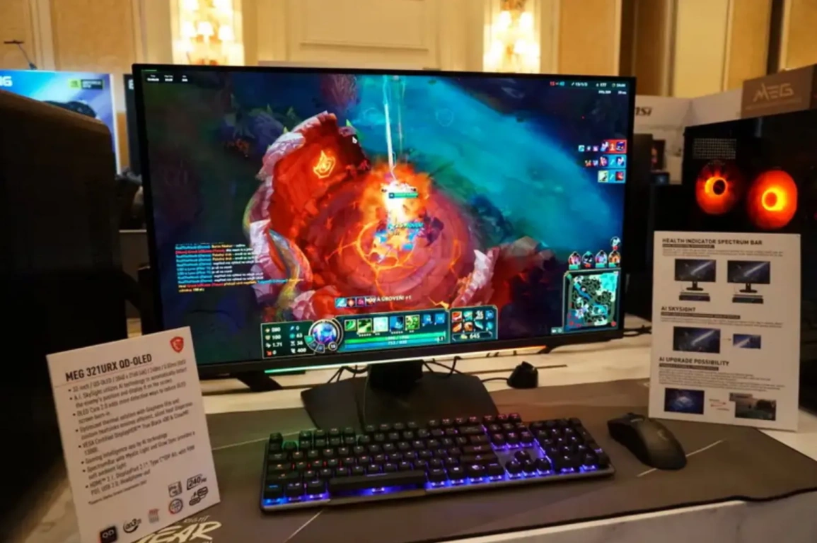 MSI представила игровой монитор MEG 321URX с «системой самонаведения»