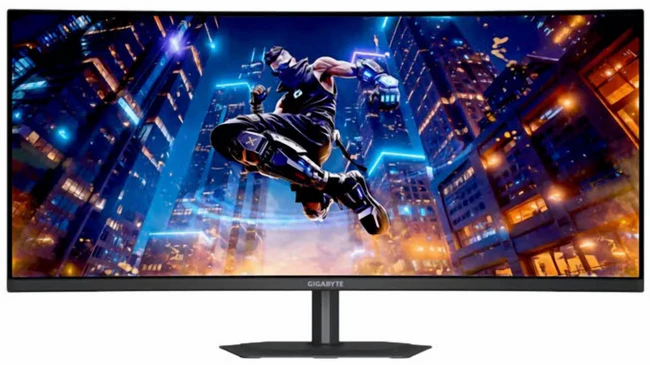 Gigabyte анонсировала MO34WQC3 с V-Stripe QD-OLED-матрицей